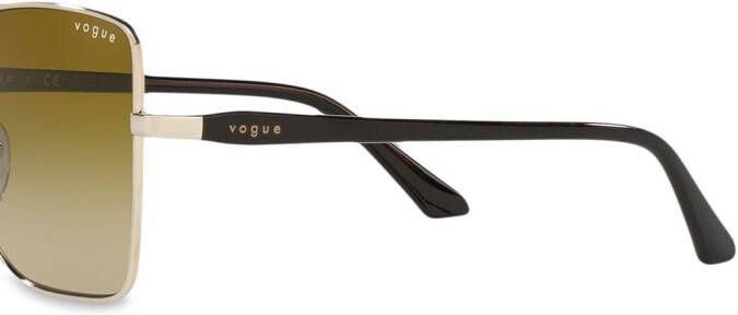 Vogue Eyewear Zonnebril met oversized montuur Goud