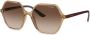 Vogue Eyewear Zonnebril met oversized montuur Bruin - Thumbnail 2