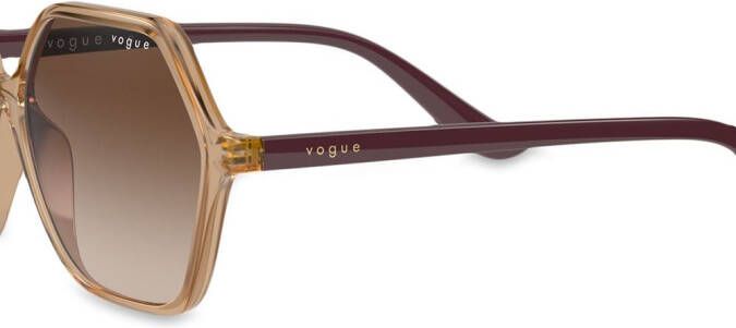 Vogue Eyewear Zonnebril met oversized montuur Bruin