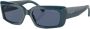 Vogue Eyewear Zonnebril met rechthoekig montuur Blauw - Thumbnail 2