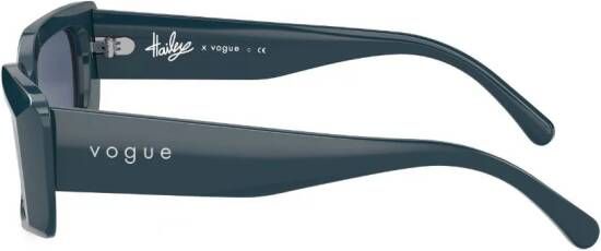 Vogue Eyewear Zonnebril met rechthoekig montuur Blauw