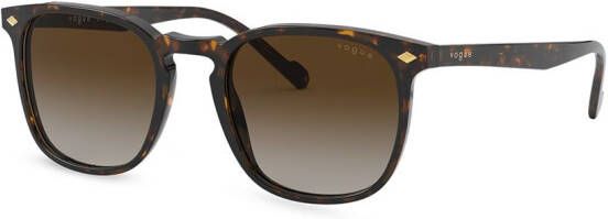 Vogue Eyewear Zonnebril met vierkant montuur Bruin