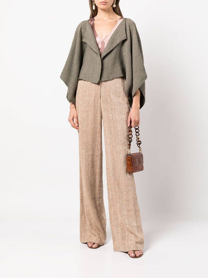 VOZ Cropped bolero Grijs
