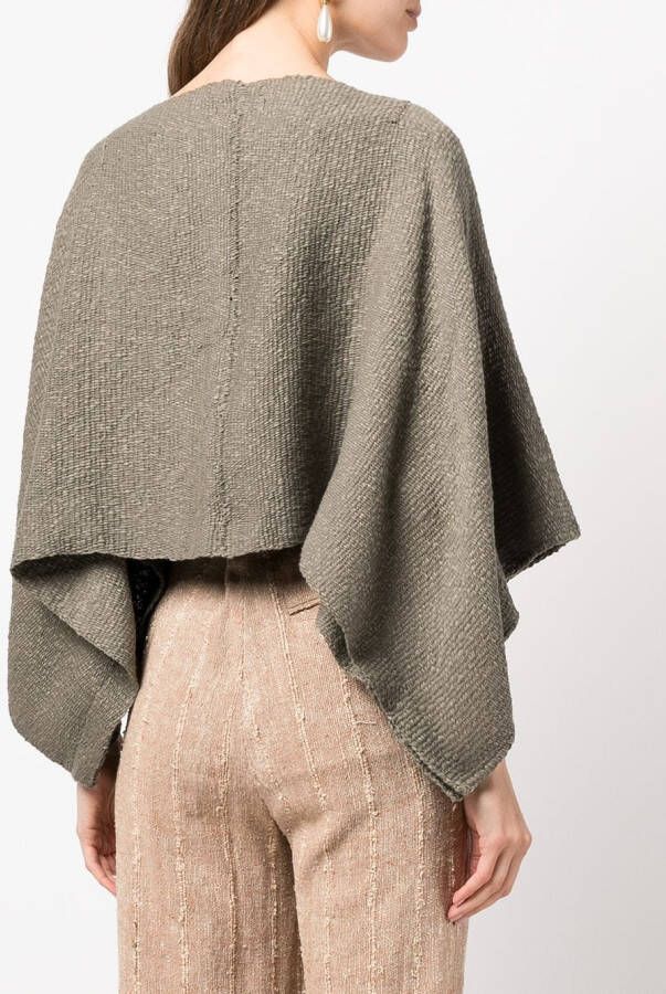 VOZ Cropped bolero Grijs