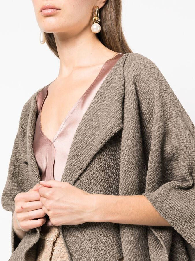 VOZ Cropped bolero Grijs