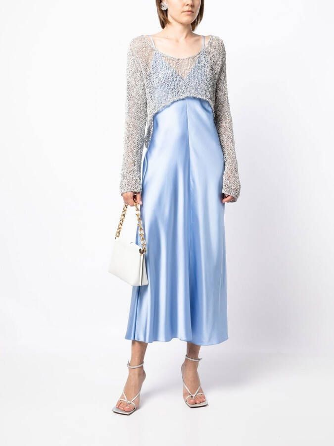 VOZ Cropped trui Grijs