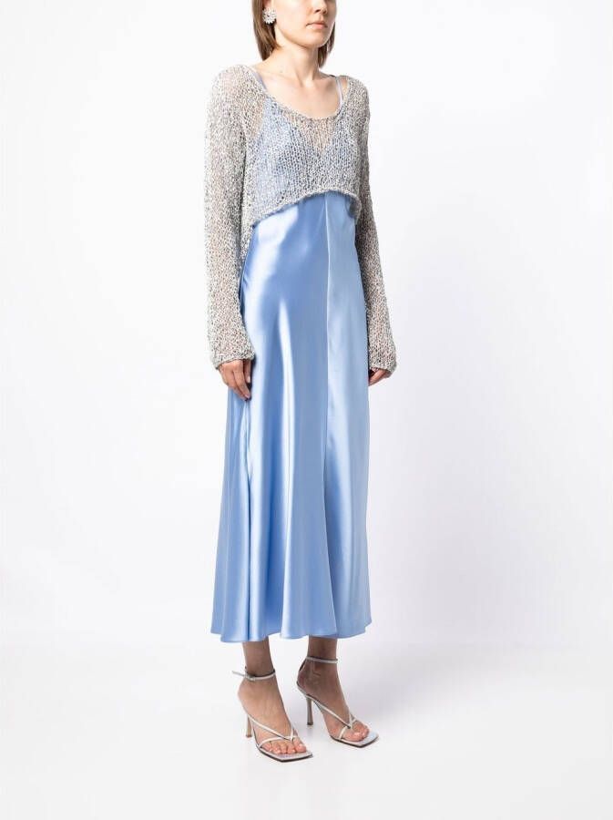 VOZ Cropped trui Grijs
