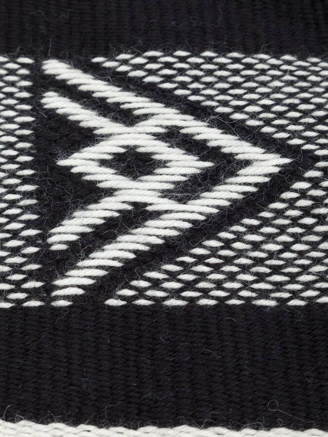 VOZ 'Diagonal' shawl Zwart
