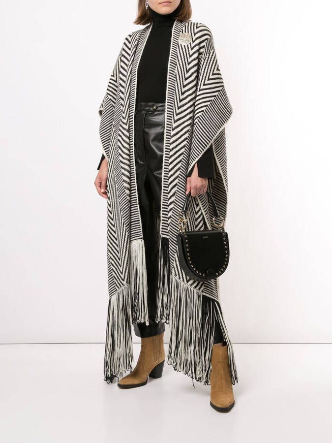 VOZ Gebreide duster Wit
