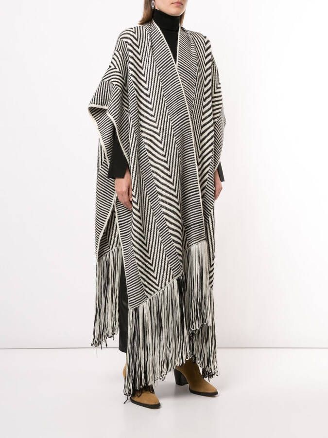 VOZ Gebreide duster Wit