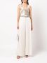 VOZ High waist broek met wijde pijpen Beige - Thumbnail 2
