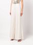 VOZ High waist broek met wijde pijpen Beige - Thumbnail 3