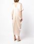 VOZ Jurk met V-hals Beige - Thumbnail 4