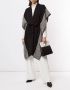 VOZ Kaftan met gestreepte afwerking Zwart - Thumbnail 2