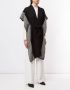 VOZ Kaftan met gestreepte afwerking Zwart - Thumbnail 3