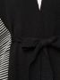 VOZ Kaftan met gestreepte afwerking Zwart - Thumbnail 5