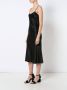 VOZ Liquid midi dress Zwart - Thumbnail 3