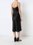 VOZ Liquid midi dress Zwart - Thumbnail 4