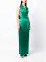 VOZ Maxi-jurk met col Groen - Thumbnail 3