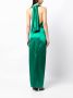 VOZ Maxi-jurk met col Groen - Thumbnail 4