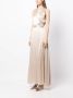 VOZ Maxi-jurk met wikkelhals Beige - Thumbnail 3