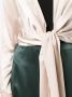 VOZ Satijnen blouse Beige - Thumbnail 5