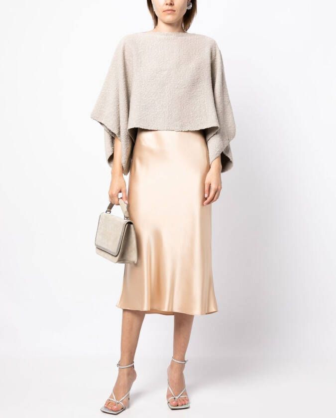 VOZ Trui met cape Beige