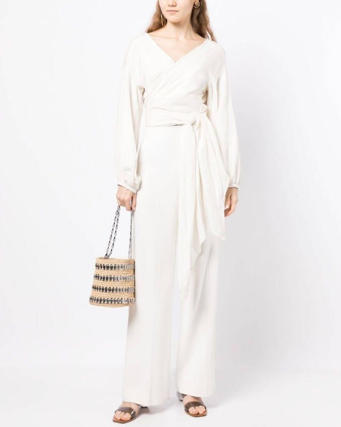VOZ Wikkel blouse Wit