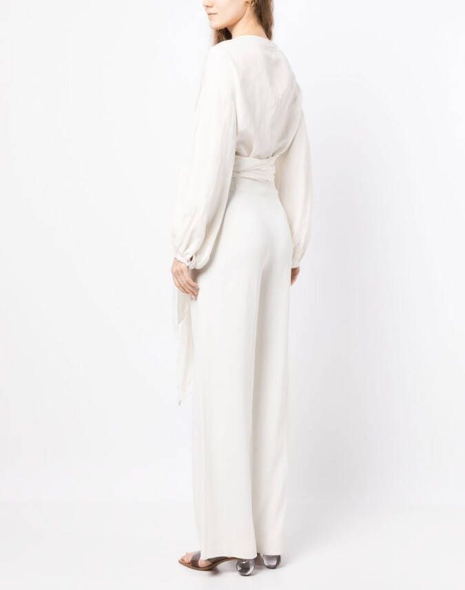 VOZ Wikkel blouse Wit