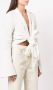 VOZ Wikkelblouse met V-hals Wit - Thumbnail 3