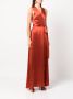 VOZ Zijden maxi-jurk Rood - Thumbnail 3