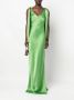 V:PM ATELIER Avondjurk met gedrapeerd detail Groen - Thumbnail 2