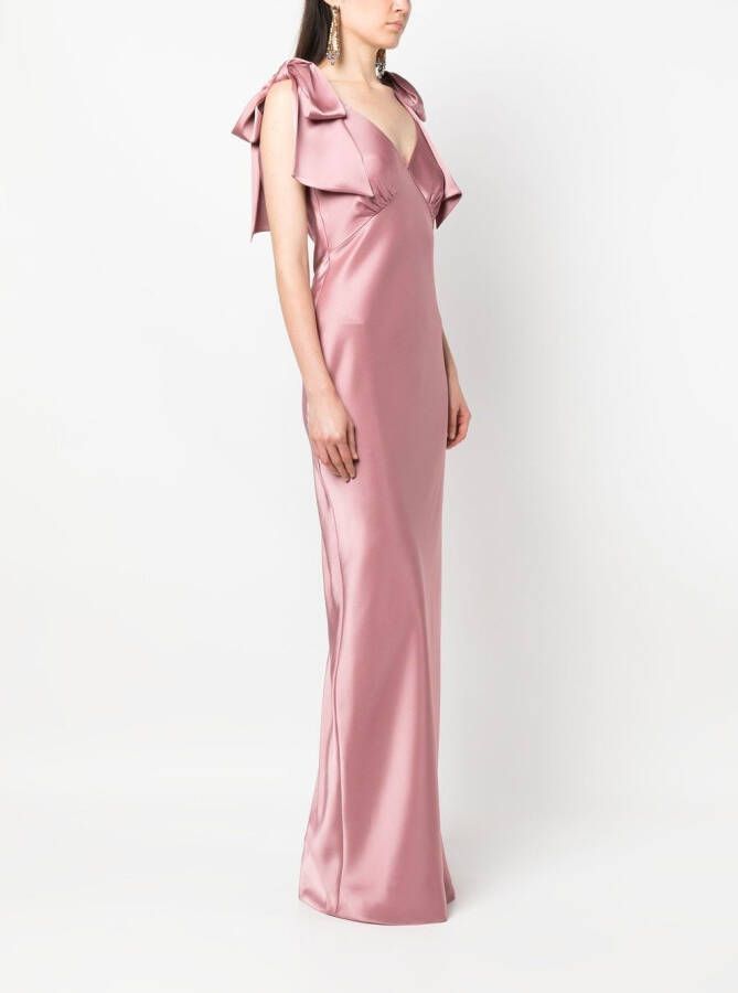 V:PM ATELIER Avondjurk met V-hals Roze