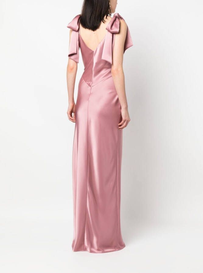 V:PM ATELIER Avondjurk met V-hals Roze