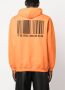 VTMNTS Hoodie met barcodeprint Oranje - Thumbnail 4