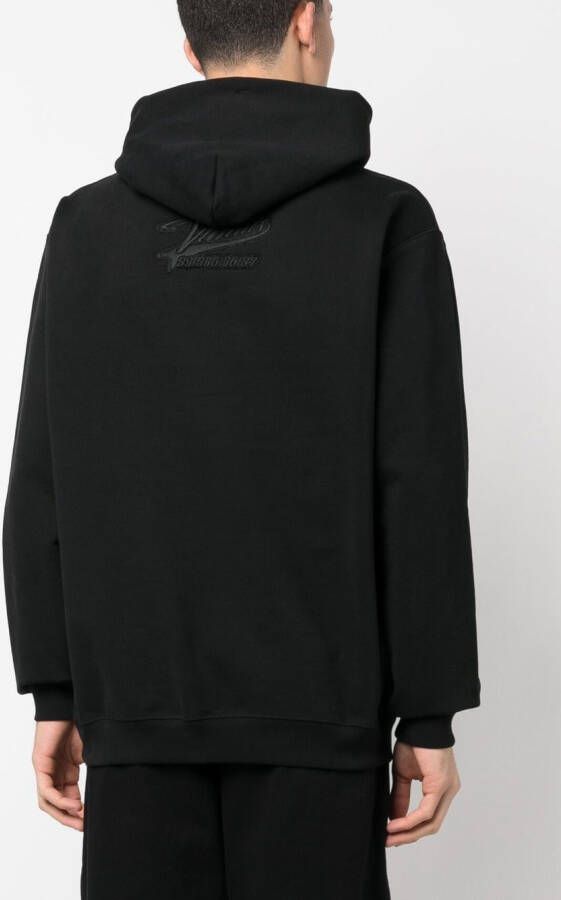 VTMNTS Hoodie met geborduurd logo Zwart