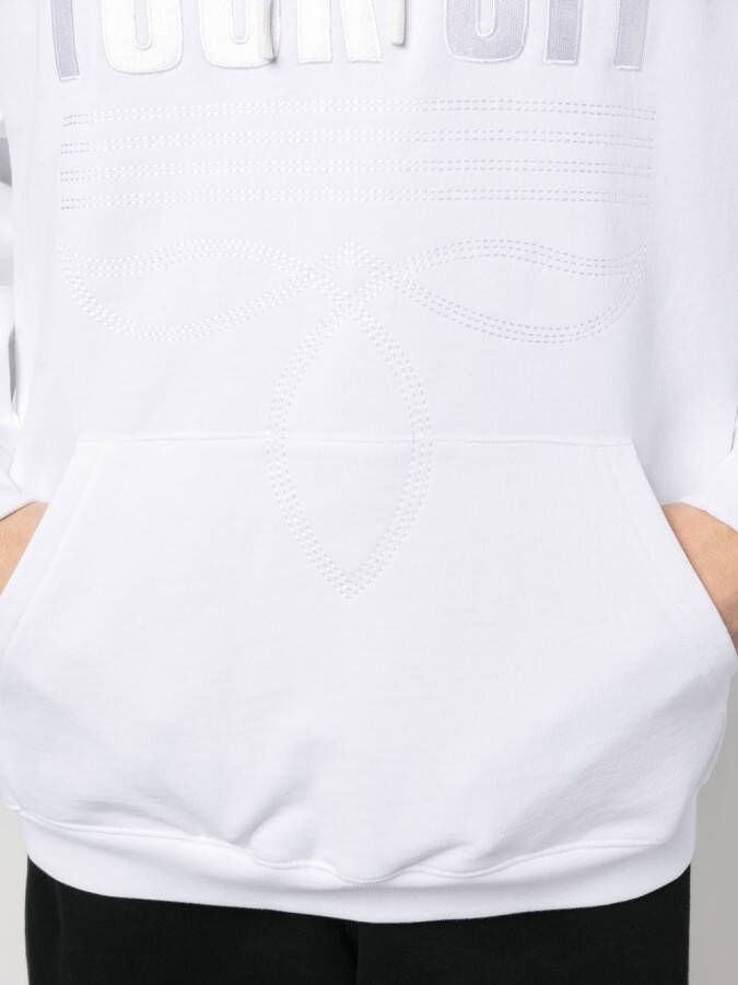 VTMNTS Hoodie met tekst Wit