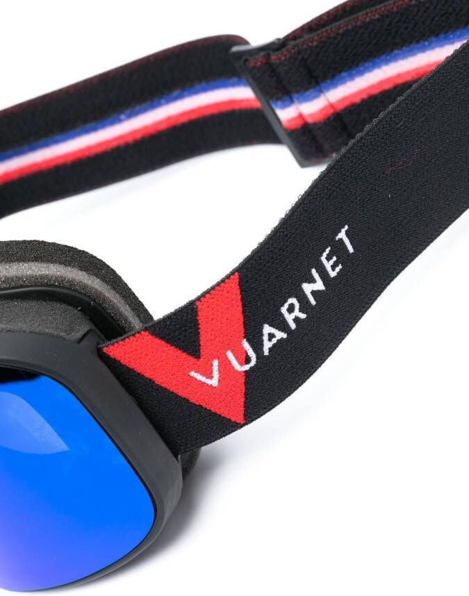 Vuarnet Skibril met logoprint Zwart