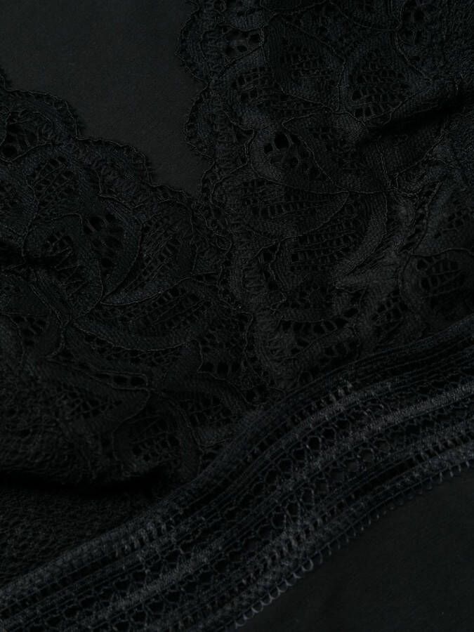 Wacoal Nachthemd met bloemenprint Zwart