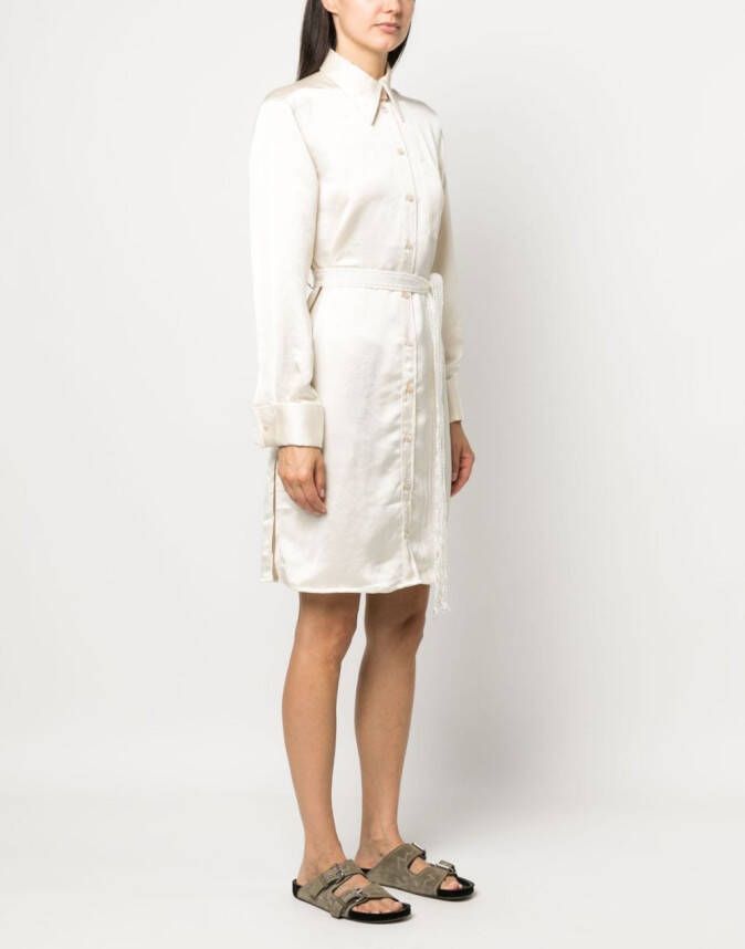 Wales Bonner Blousejurk met lange mouwen Beige