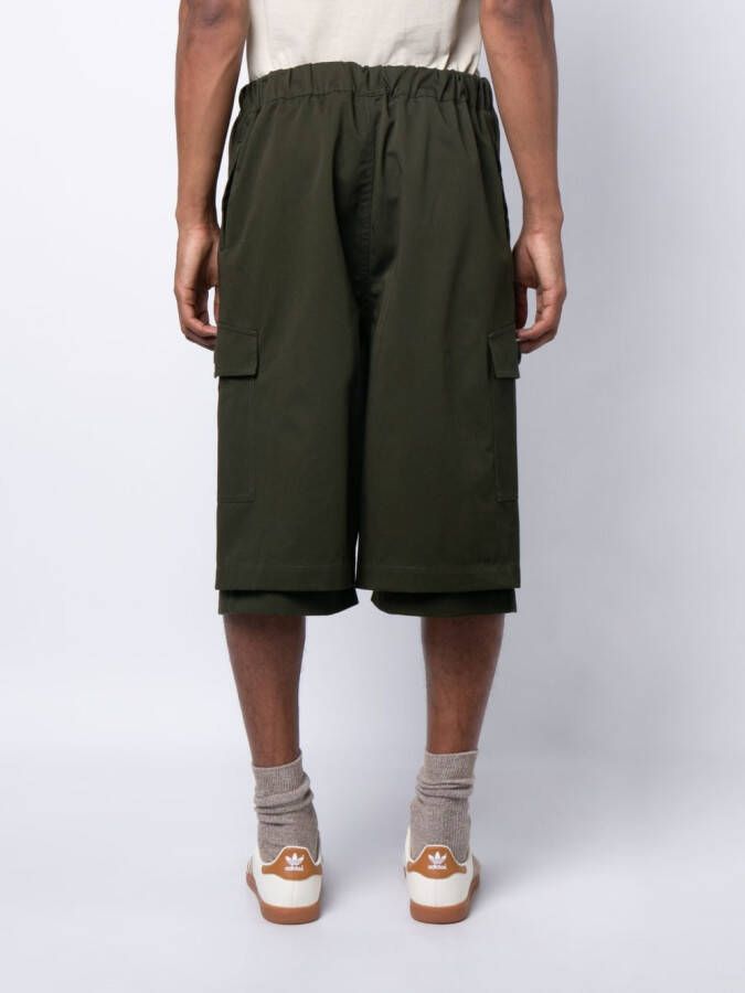 Wales Bonner Cargo shorts Groen