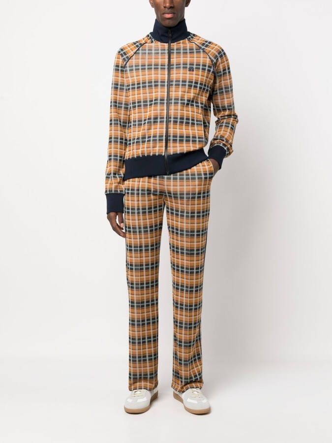 Wales Bonner Geruite broek Blauw