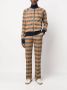 Wales Bonner Geruite broek Blauw - Thumbnail 2