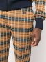 Wales Bonner Geruite broek Blauw - Thumbnail 5