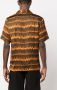 Wales Bonner Overhemd met geometrische print Oranje - Thumbnail 4