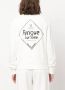 Wales Bonner Sweater met geborduurd logo Beige - Thumbnail 4
