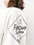 Wales Bonner Sweater met geborduurd logo Beige - Thumbnail 5