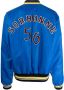 Wales Bonner Bomberjack met logopatch Blauw - Thumbnail 2