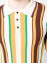 Wales Bonner Gestreept poloshirt Oranje - Thumbnail 5