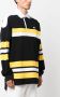 Wales Bonner Poloshirt met lange mouwen Zwart - Thumbnail 3